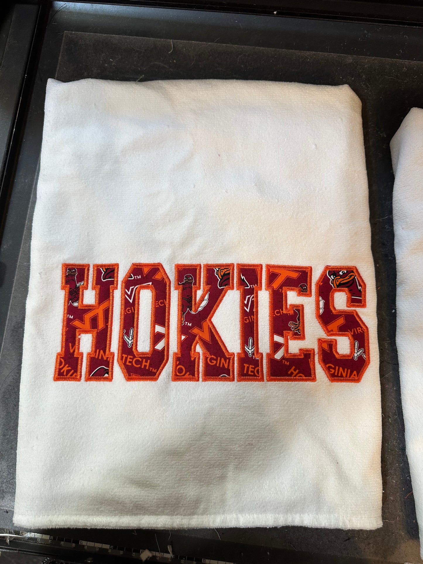 College fabric towel