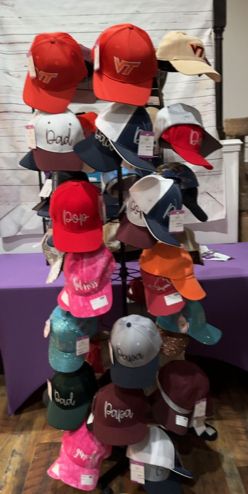 Custom baseball hat