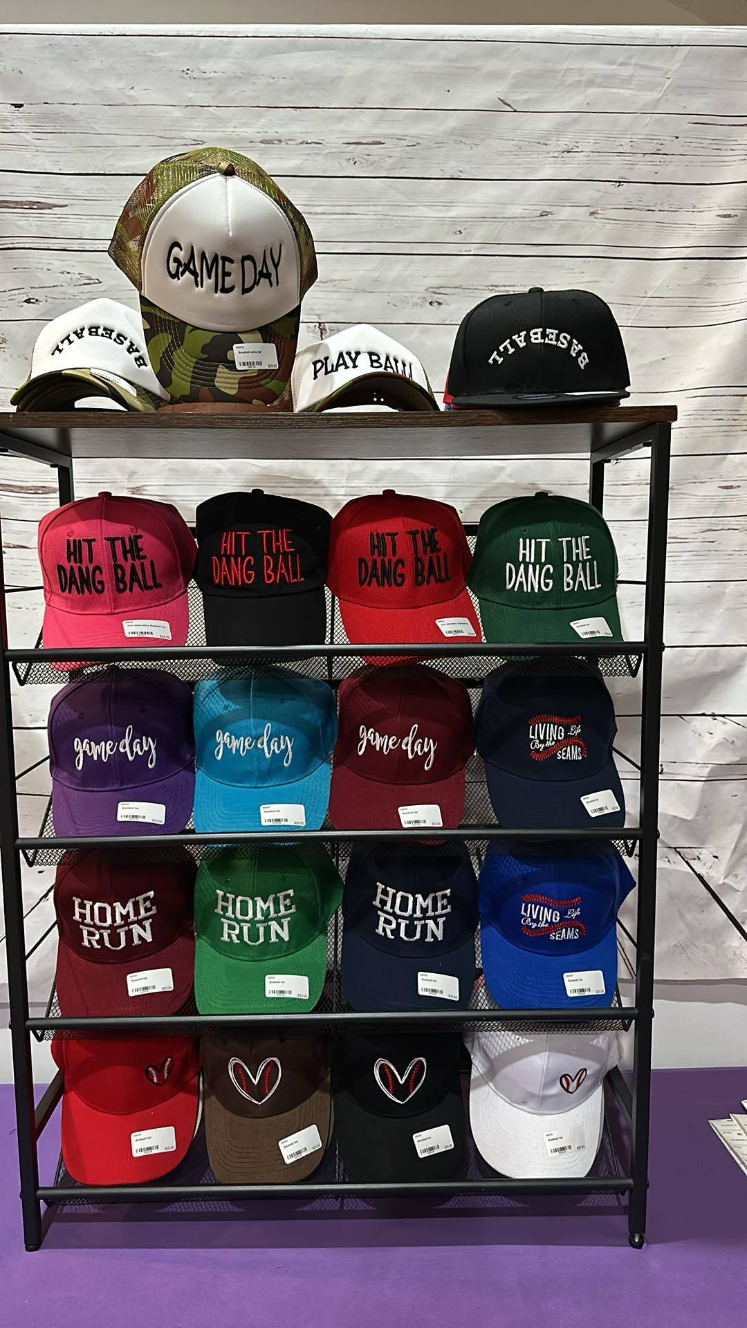 Custom baseball hat